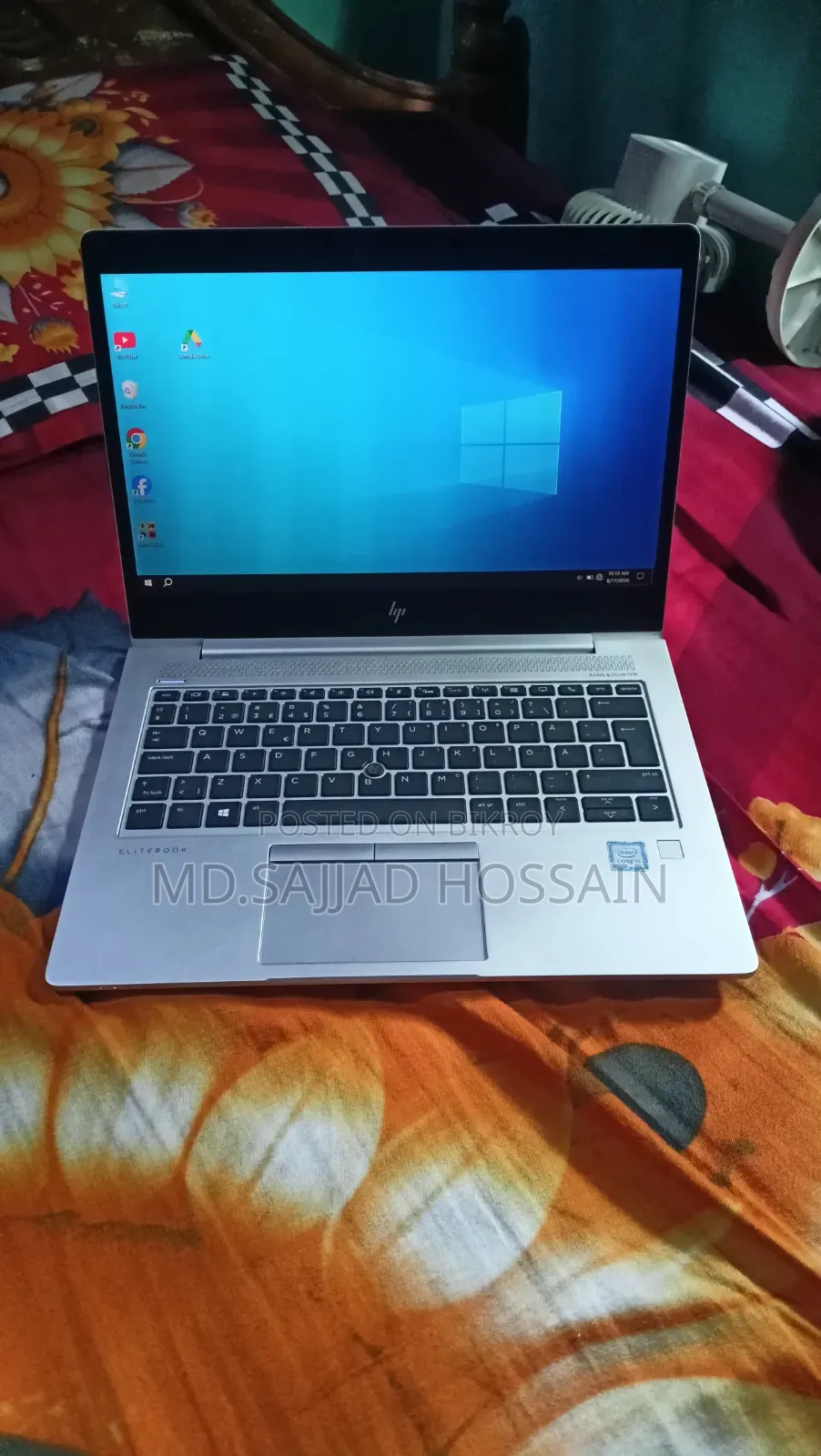 Laptop HP EliteBook 840 G6 8GB RAM Intel Core i5 256GB SSD