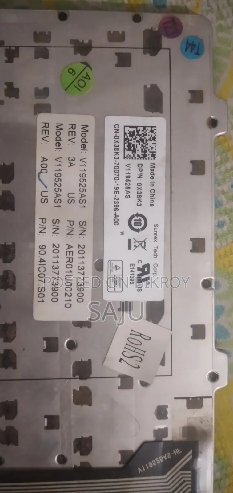 Keyboard Replacement for Dell N4110, XPS, Vostro