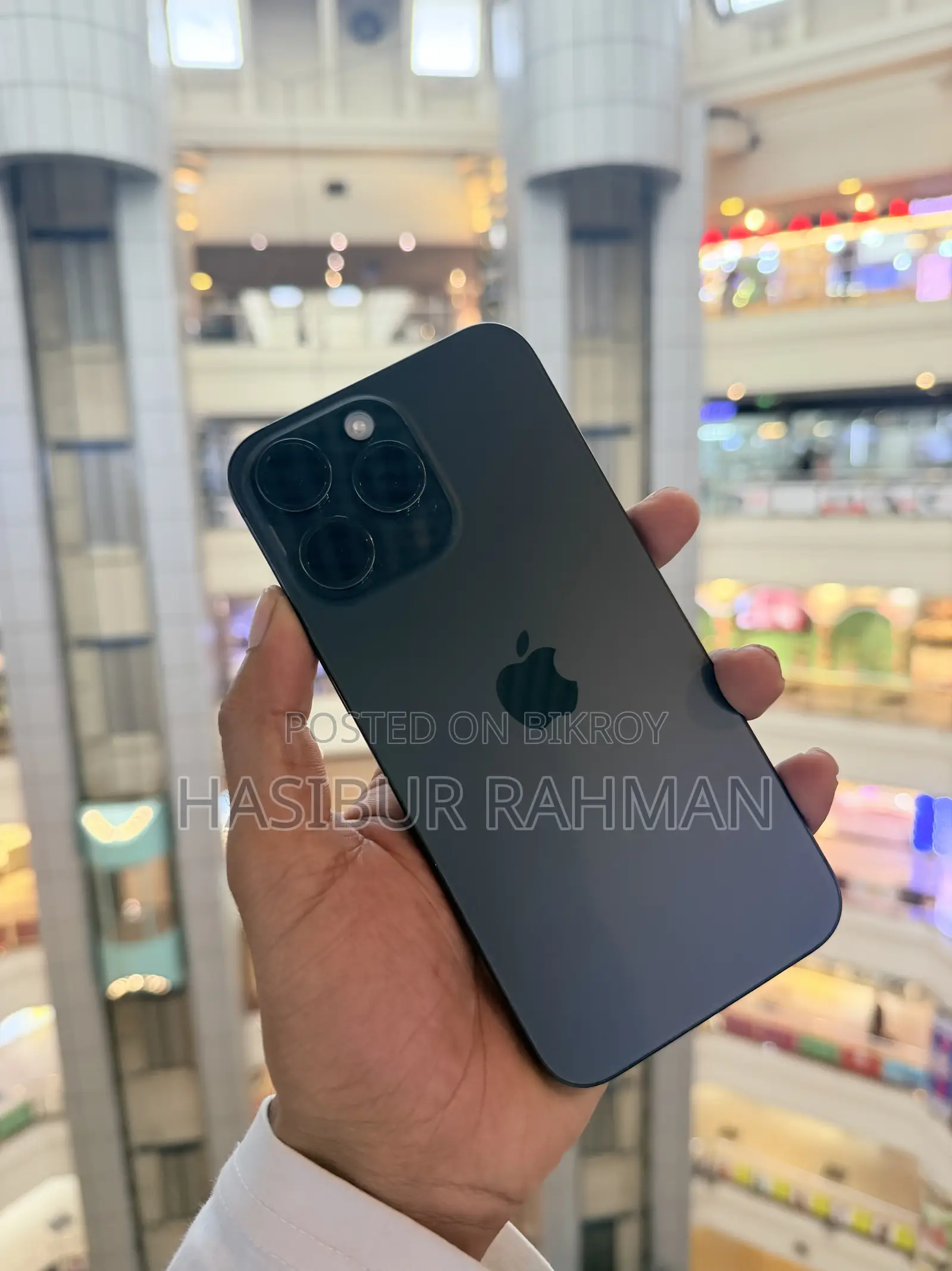 অ্যাপল আইফোন ১৫ প্রো ম্যাক্স ৫১২ জিবি ব্ল্যাক
