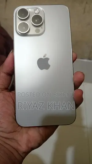 অ্যাপল আইফোন ১৫ প্রো ম্যাক্স ২৫৬ জিবি সিলভার