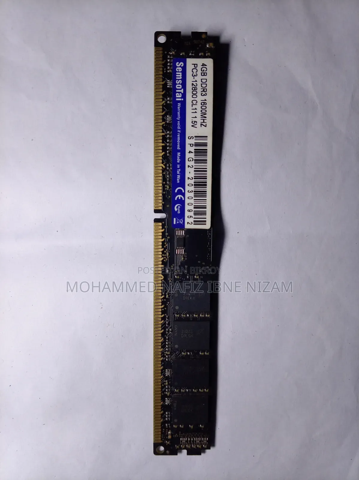 DDR3 4GB RAM