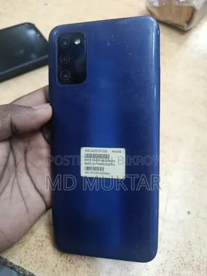 স্যামসাং গ্যালাক্সি এ০৩এস ৬৪ জিবি ব্লু