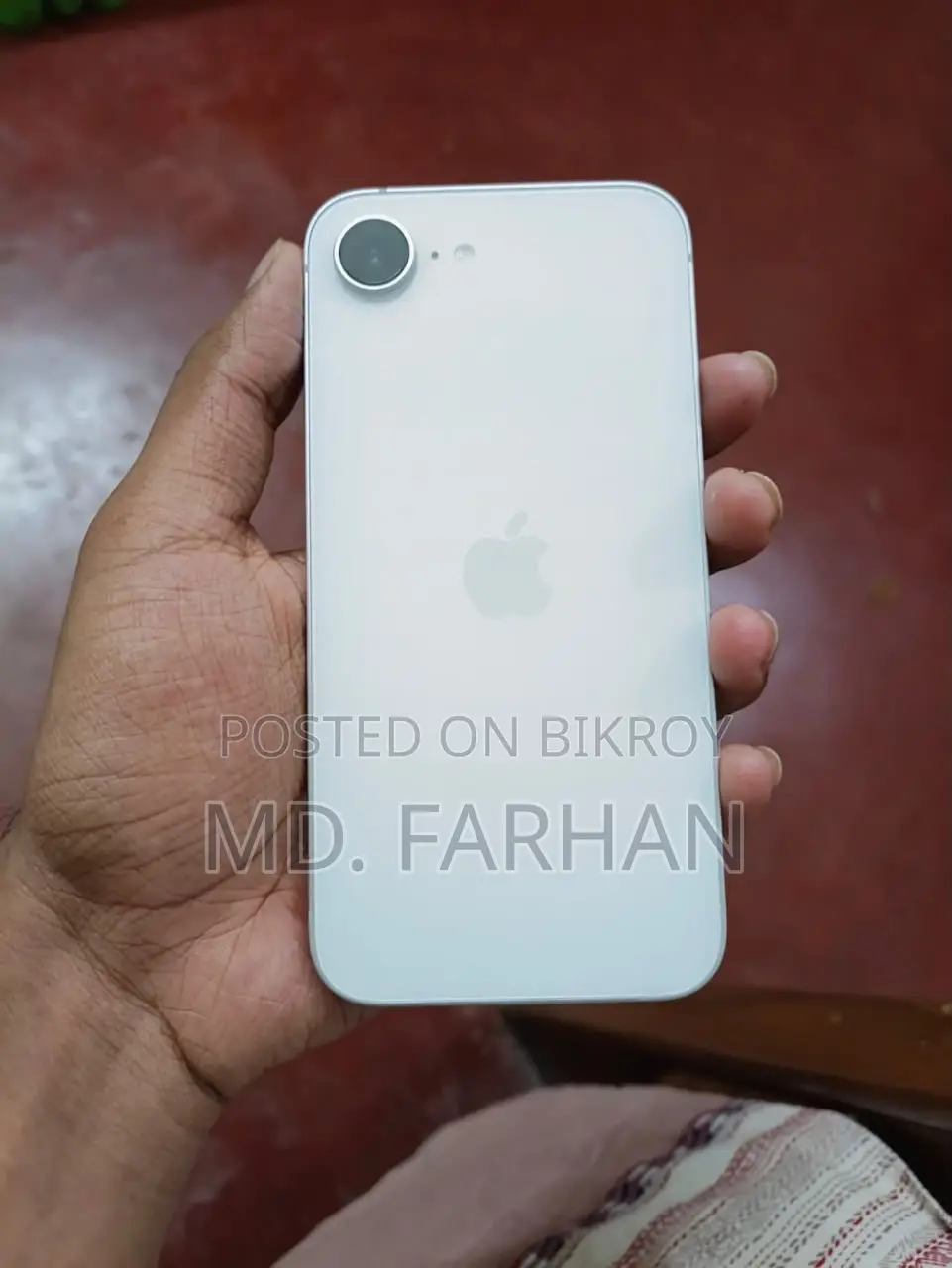 নতুন অ্যাপল আইফোন ১৬ই ১২৮ জিবি সাদা