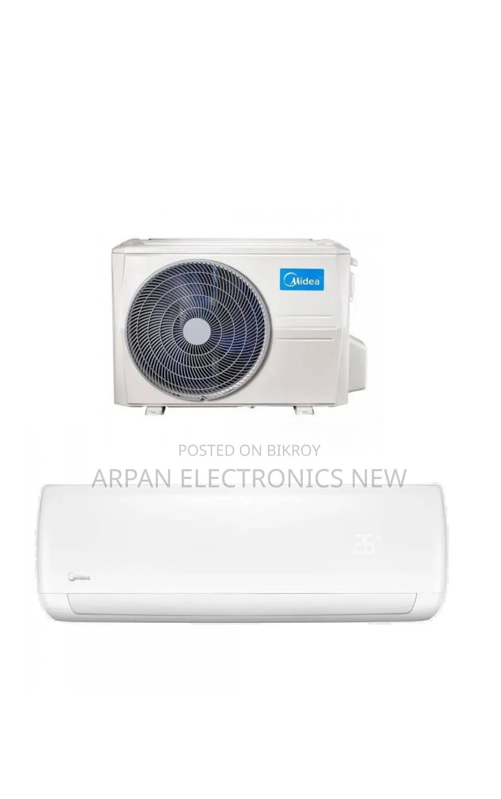 Midea Non Inverter 1.5 Ton 18000 Btu High Power Saving Unit