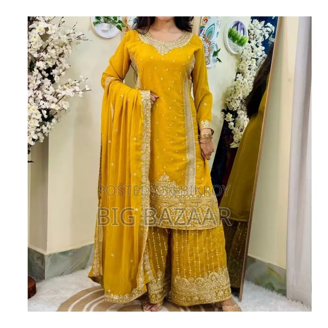 Embroidery Garara Three Piece