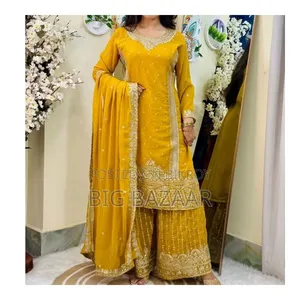 Embroidery Garara Three Piece