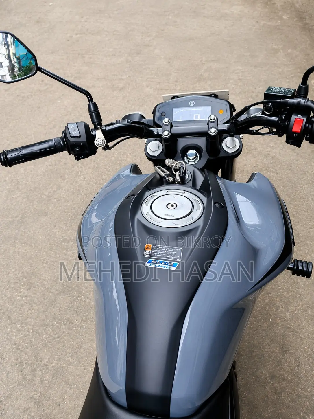 Yamaha FZS V3 2025 Gray