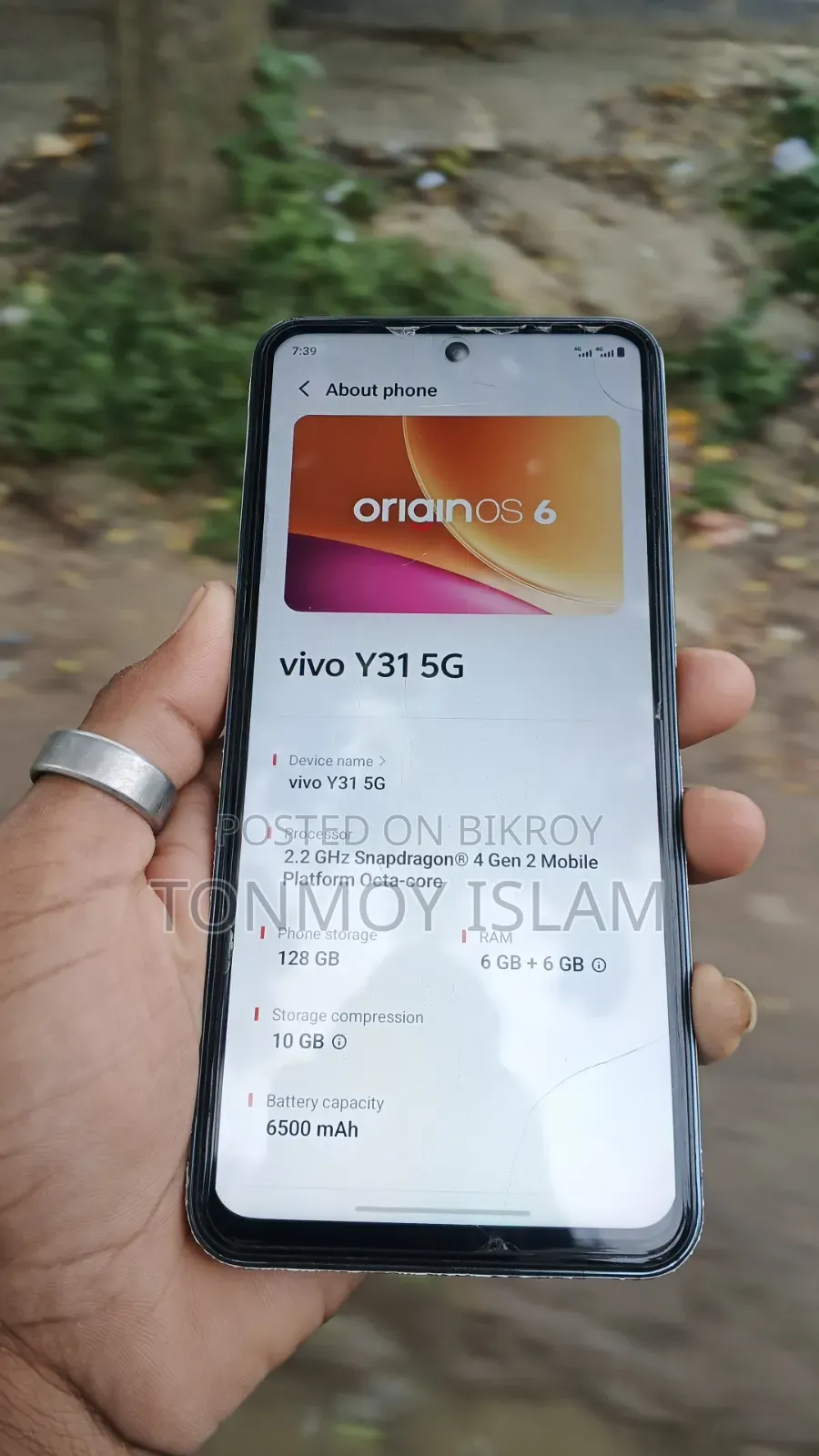 New Vivo Y31 5G 128 GB Black