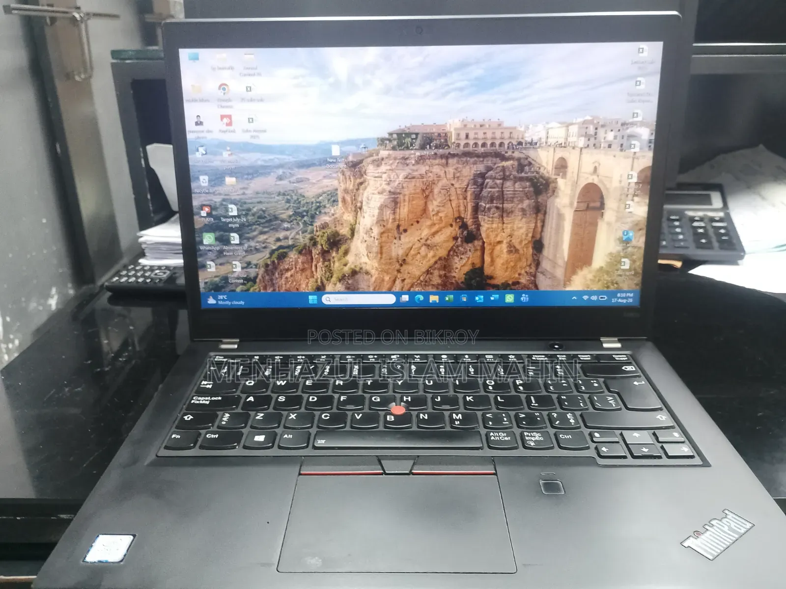 Laptop Lenovo ThinkPad T480s 8GB Intel Core I5 SSD 256GB