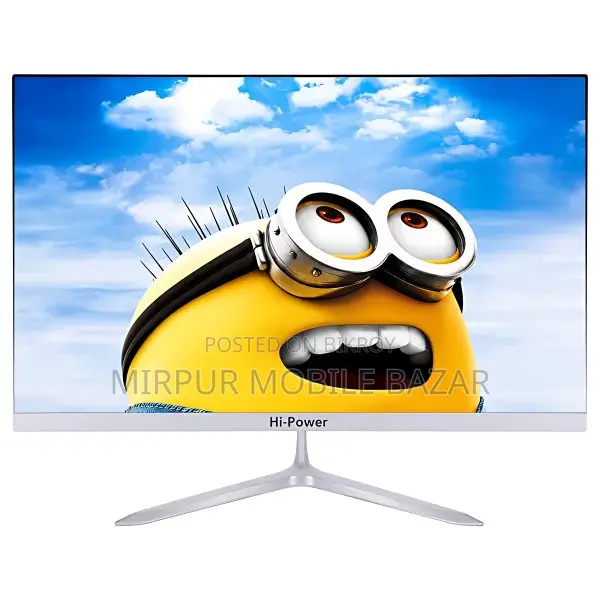 New Monitor 22 Inch LED Borderless White
