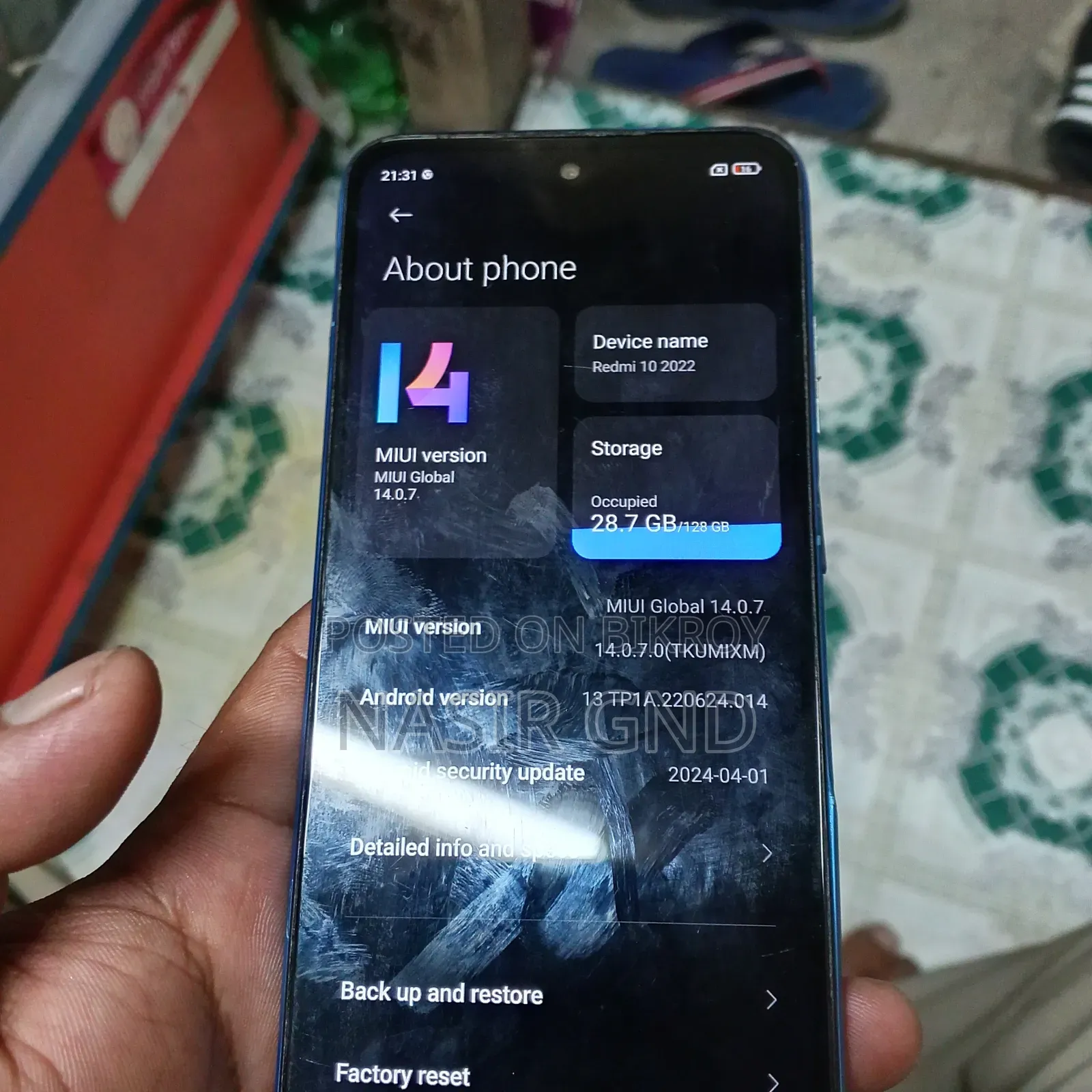 Xiaomi Redmi 10 128 GB Blue