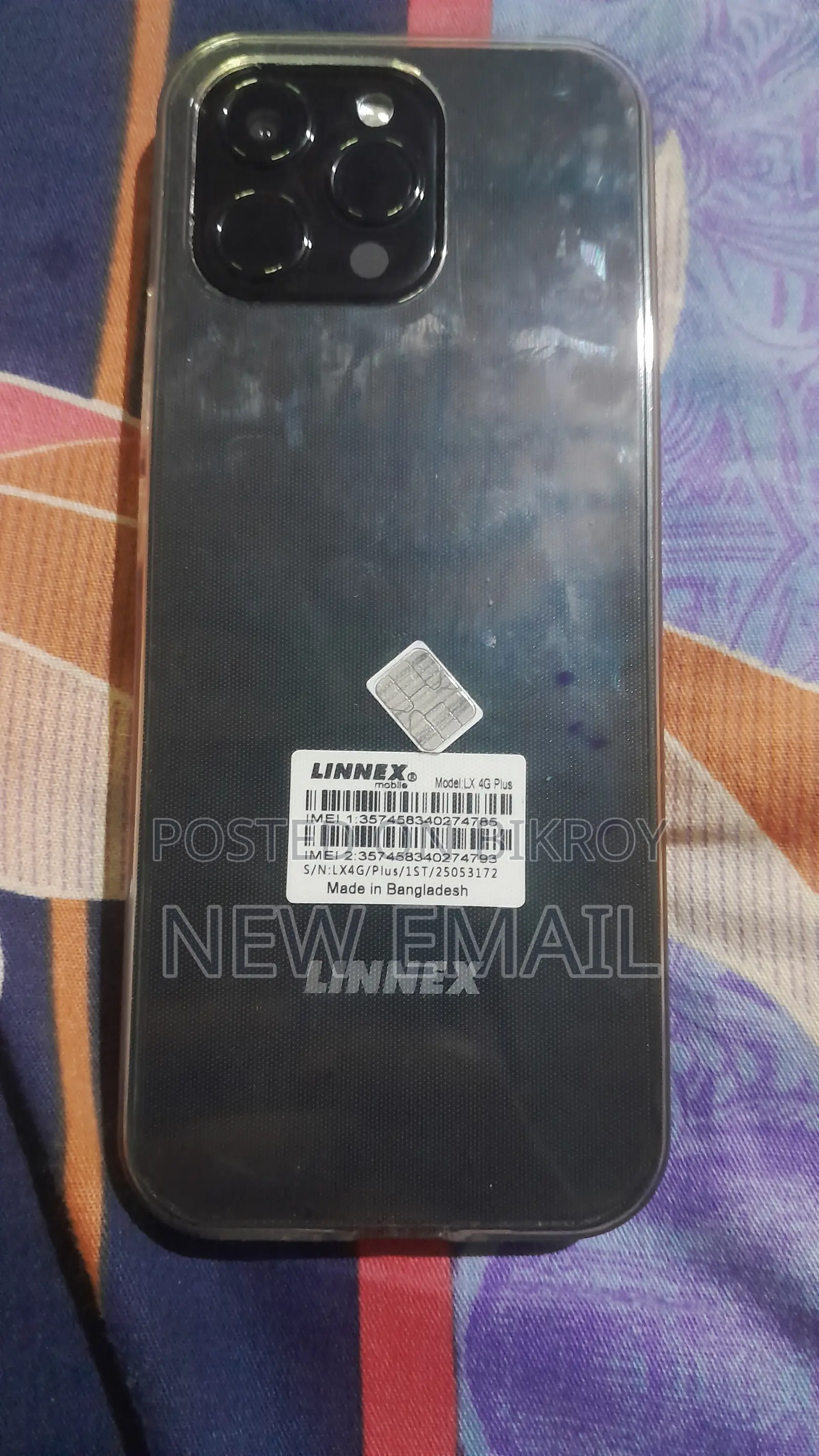 Linnex Lx 4g Plus 32 Gb Blue