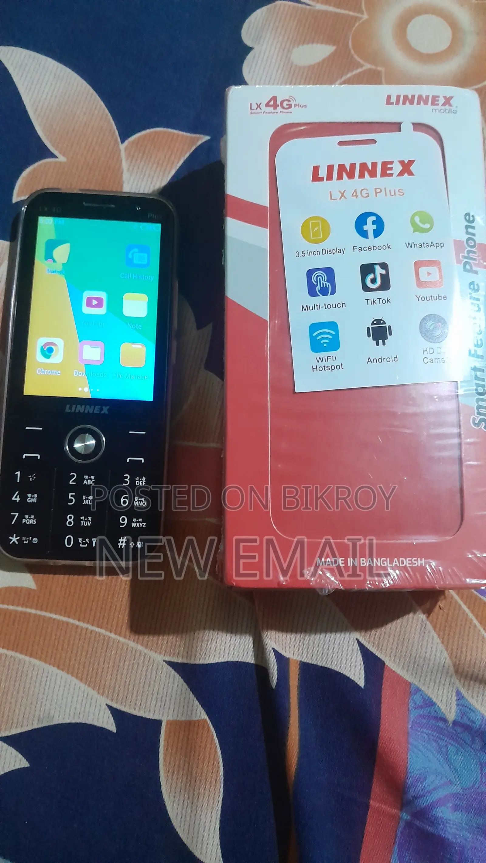 Linnex Lx 4g Plus 32 Gb Blue