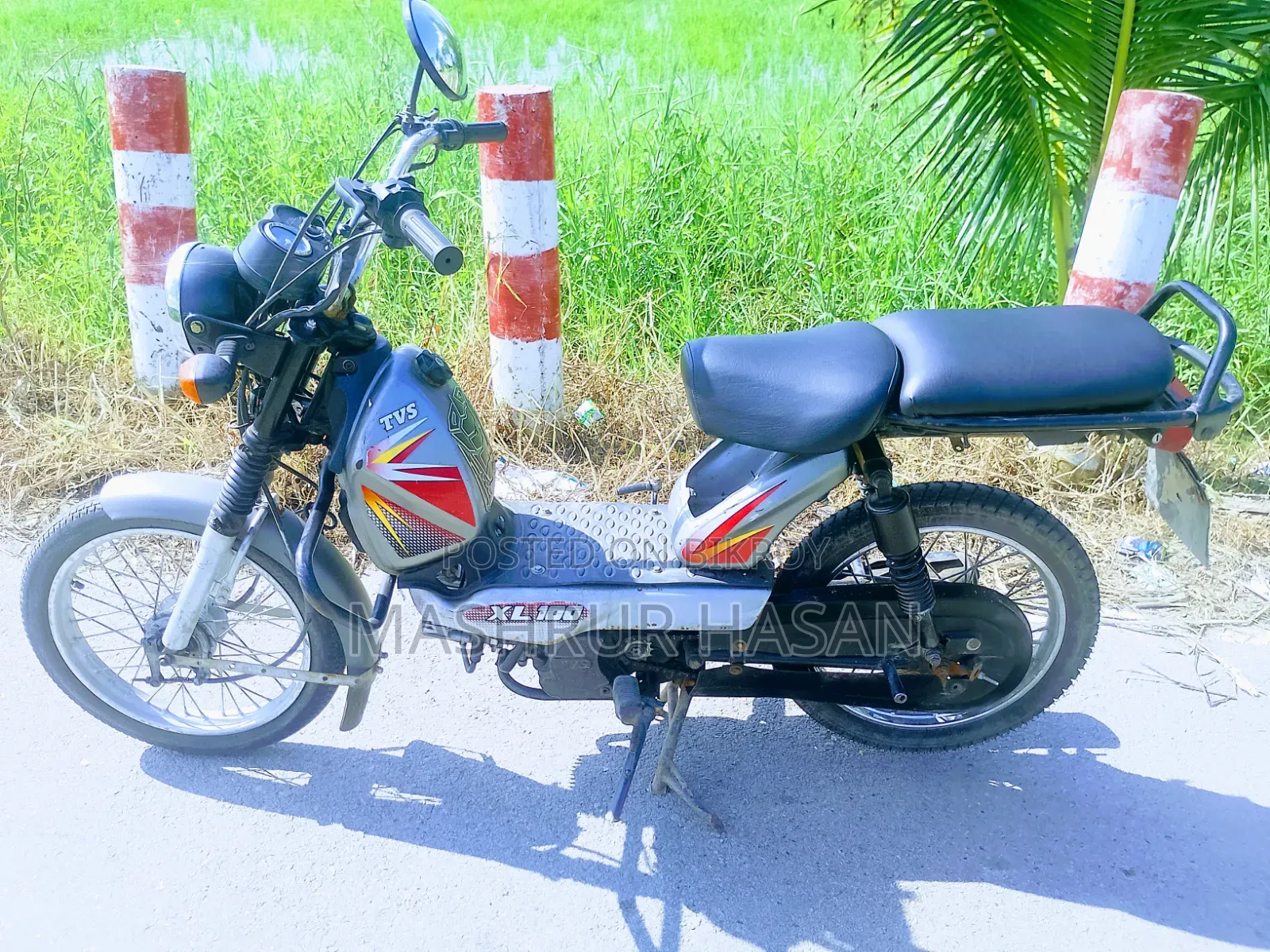 টিভিএস এক্সএল ১০০ ২০২৬ গ্রে