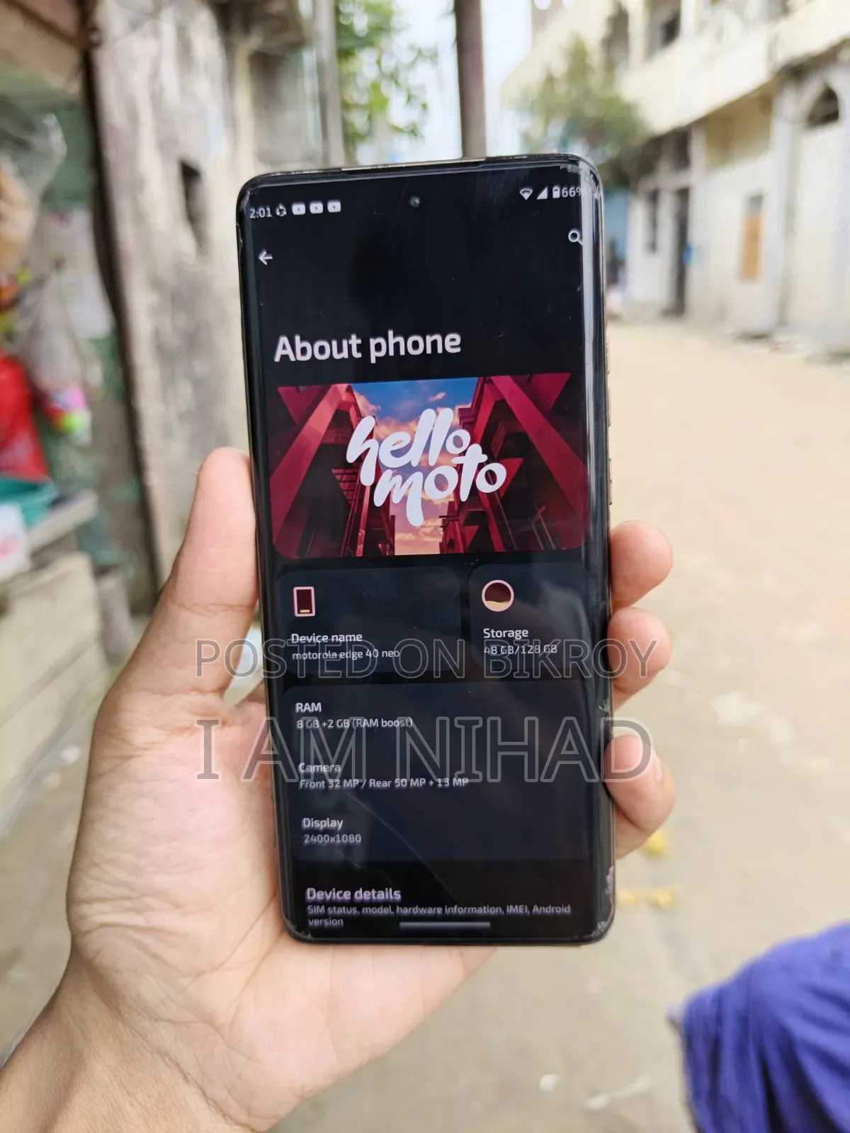 Motorola Edge 40 Neo 128 GB Rose Gold