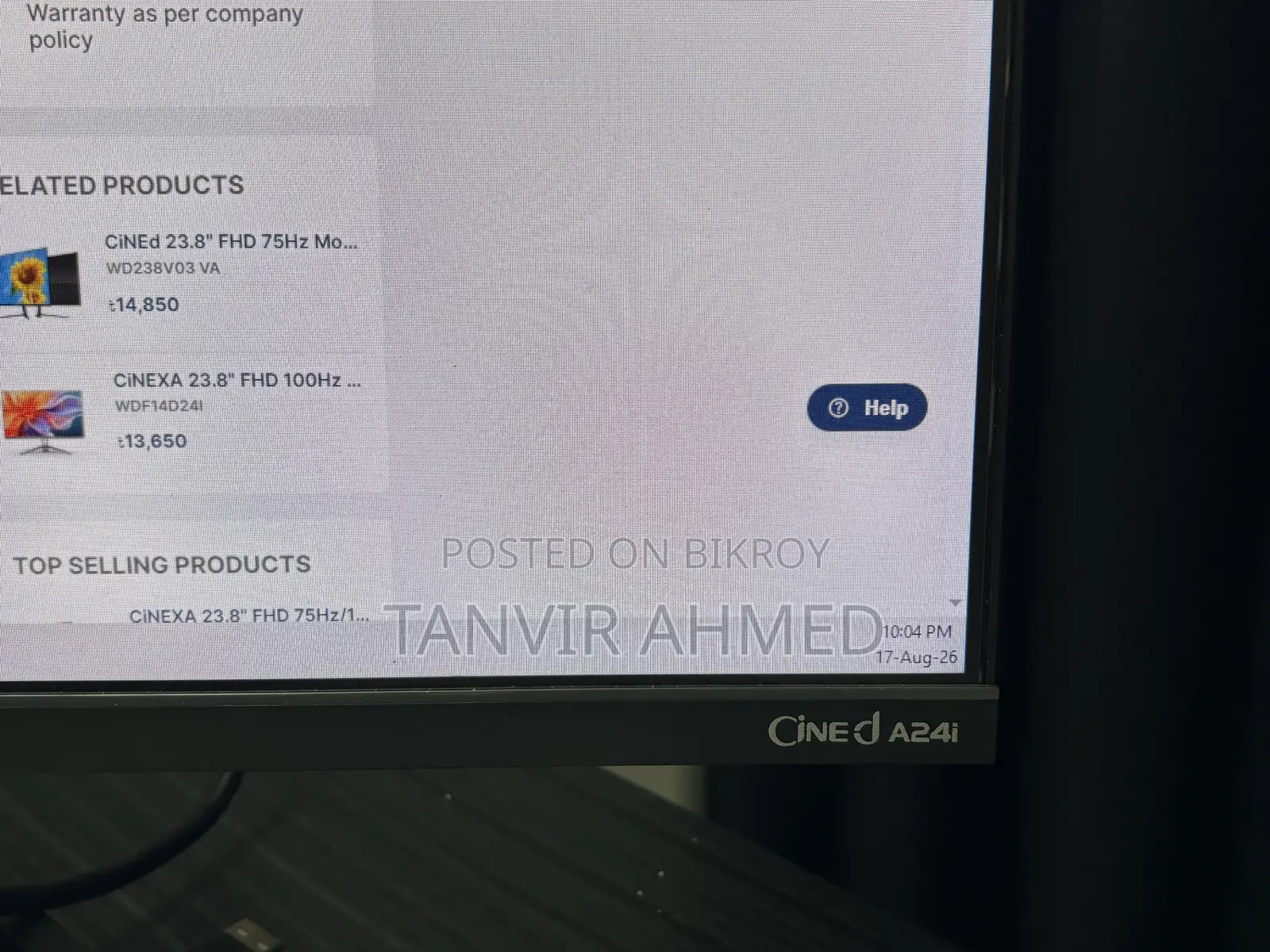 Walton CiNEd 23.8” 100Hz