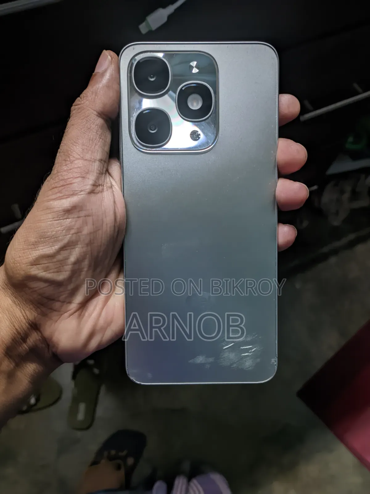 Itel A90 64 GB Graphite