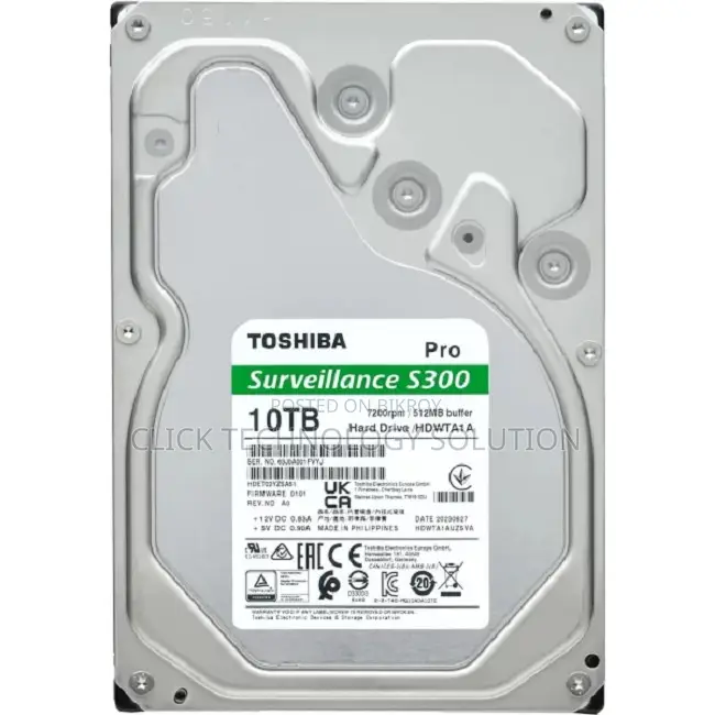 Toshiba S300 Pro 10TB সার্ভেইলেন্স হার্ড ড্রাইভ