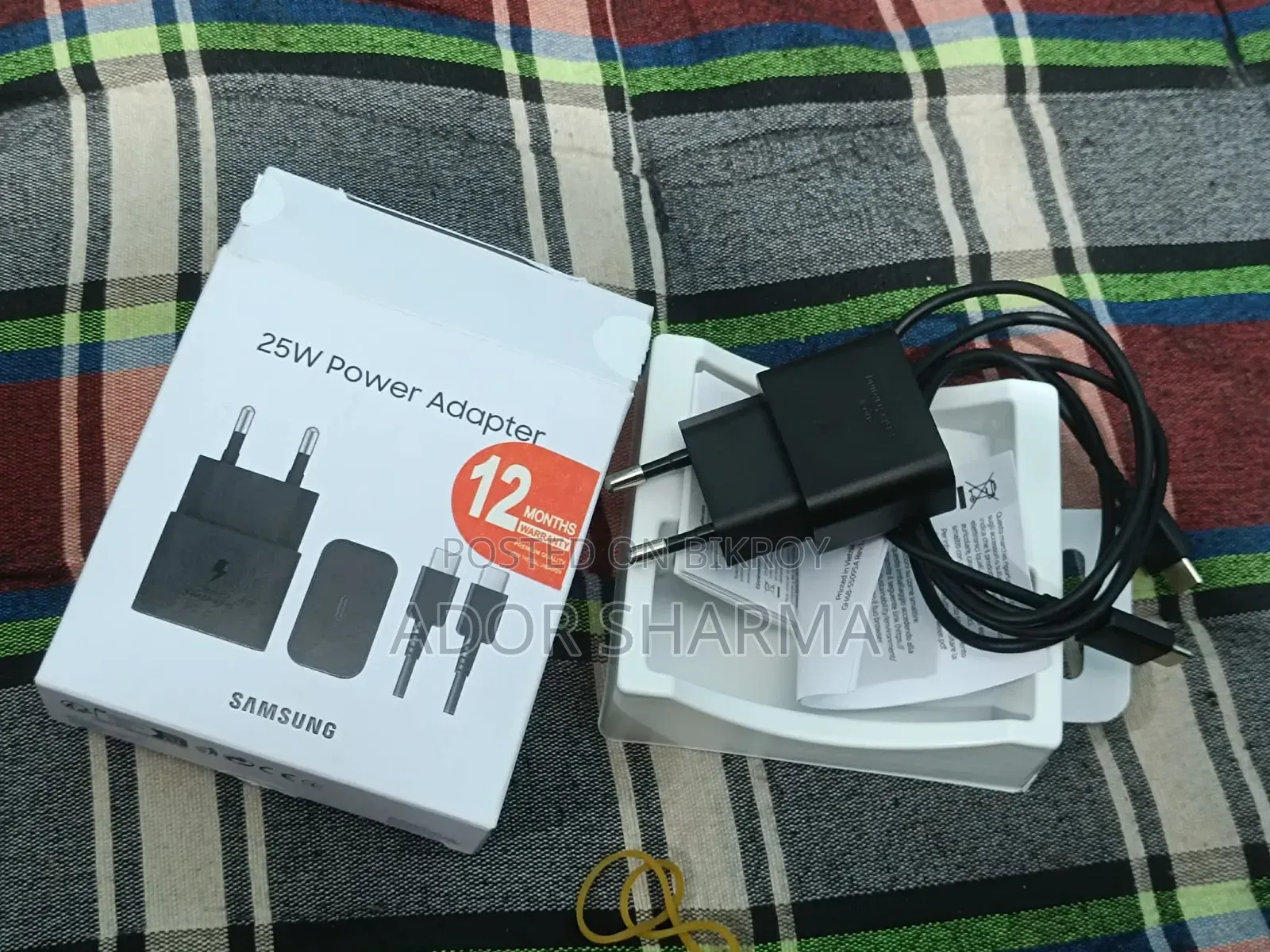Original Samsung 25W Super Fast Power Adapter (Model EP-T2510NBEGEU)