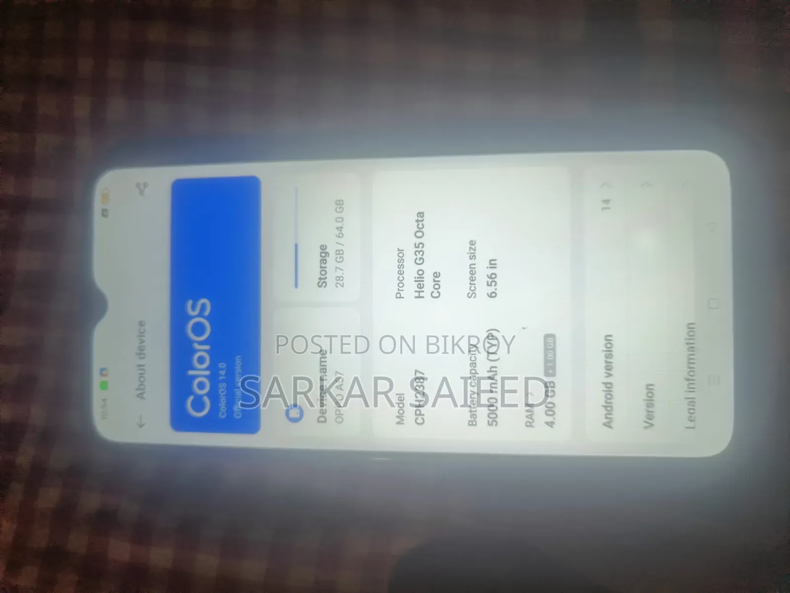 Oppo A57 4G 64 GB Green