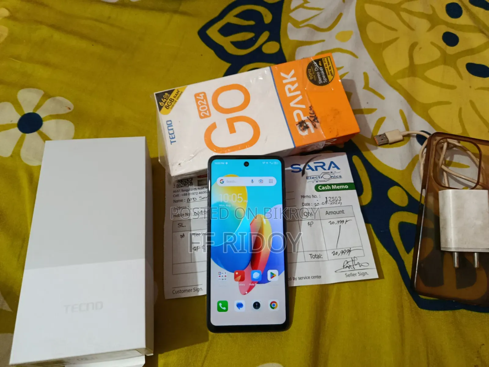 Tecno Spark Go 64 GB Silver