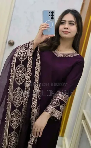 Sequence Embroidery Three Piece