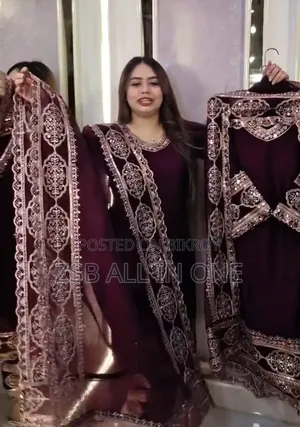 Sequence Embroidery Three Piece