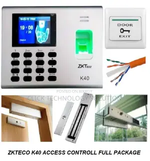 ZKTeco K40 বায়োমেট্রিক/ RFID টাইম অ্যাটেনডেন্স অ্যাক্সেস কন্ট্রোল প্যাকেজ