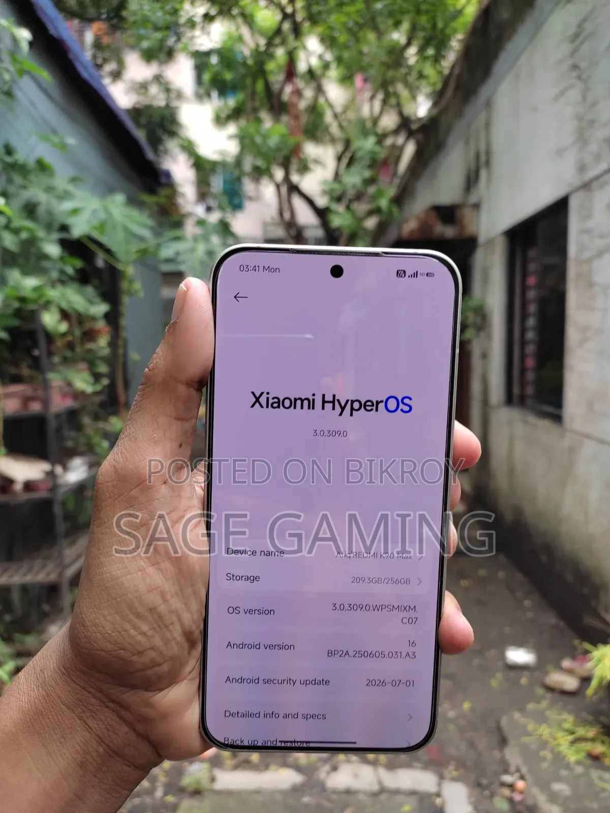 নতুন শাওমি রেডমি কে৯০ ম্যাক্স ২৫৬ জিবি সিলভার