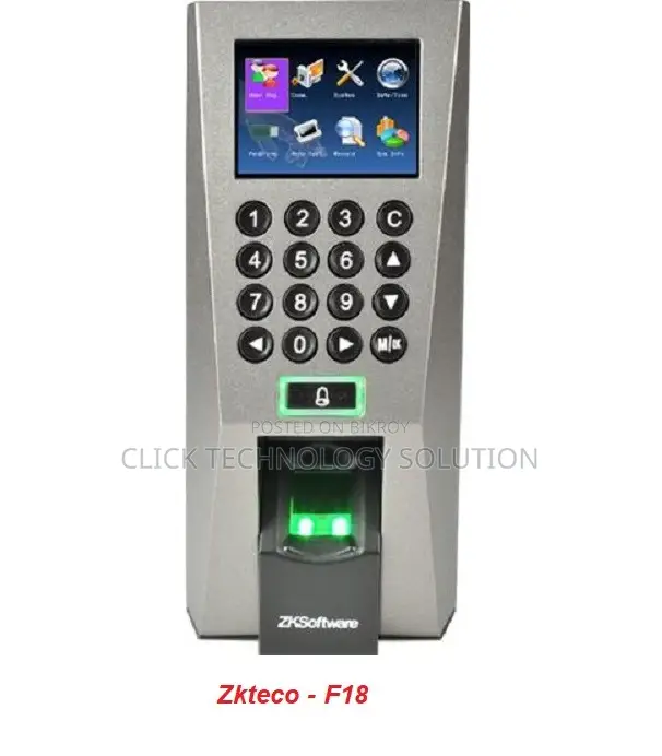 ZKTeco F18 ফিঙ্গারপ্রিন্ট RFID অ্যাক্সেস কন্ট্রোল