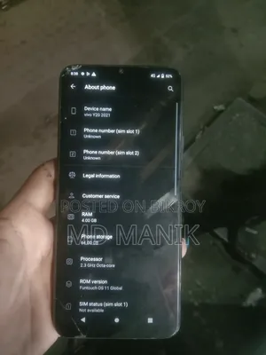 Vivo Y20 64 GB Black