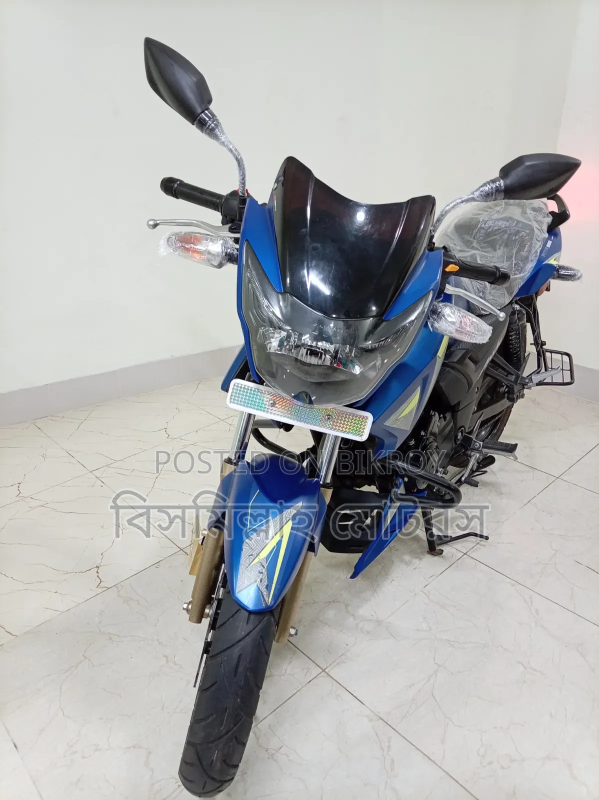 New TVS Apache RTR 160 2V 2025 Blue