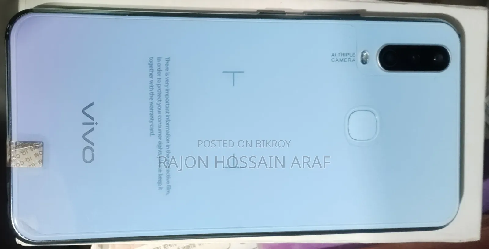 New Vivo Y17 128 GB Blue