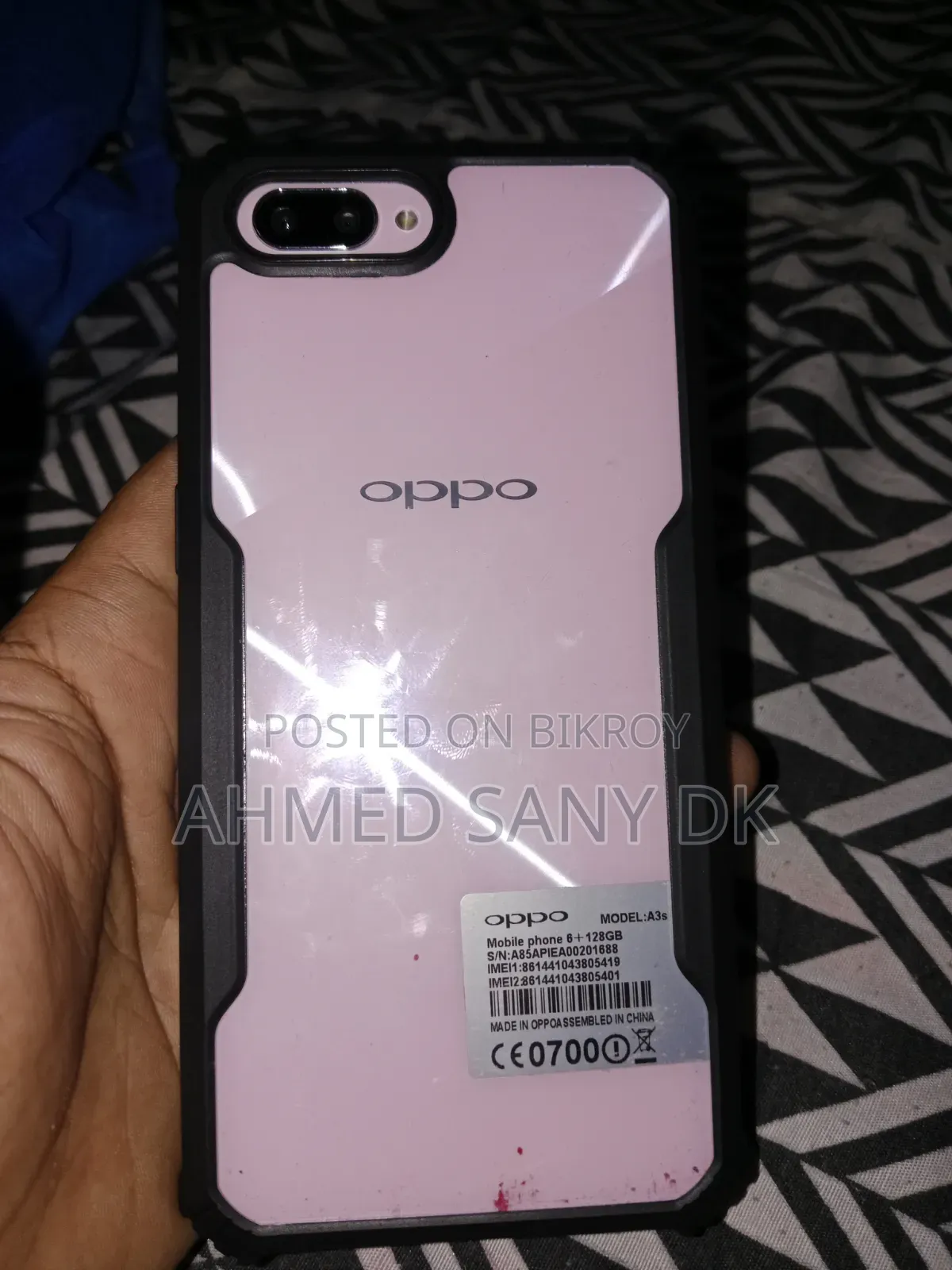 Oppo A3s 256 GB Pink