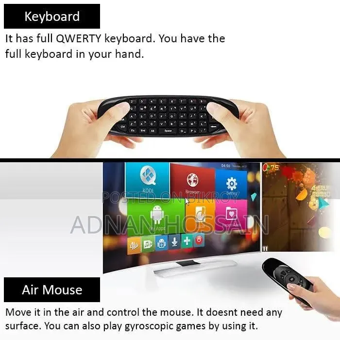 C120 Wireless Air Mouse Keyboard Remote