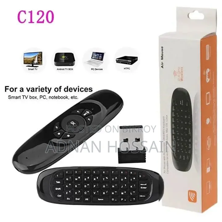 C120 Wireless Air Mouse Keyboard Remote