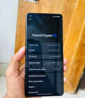 Xiaomi Redmi Note 13 ২৫৬ জিবি ব্ল্যাক