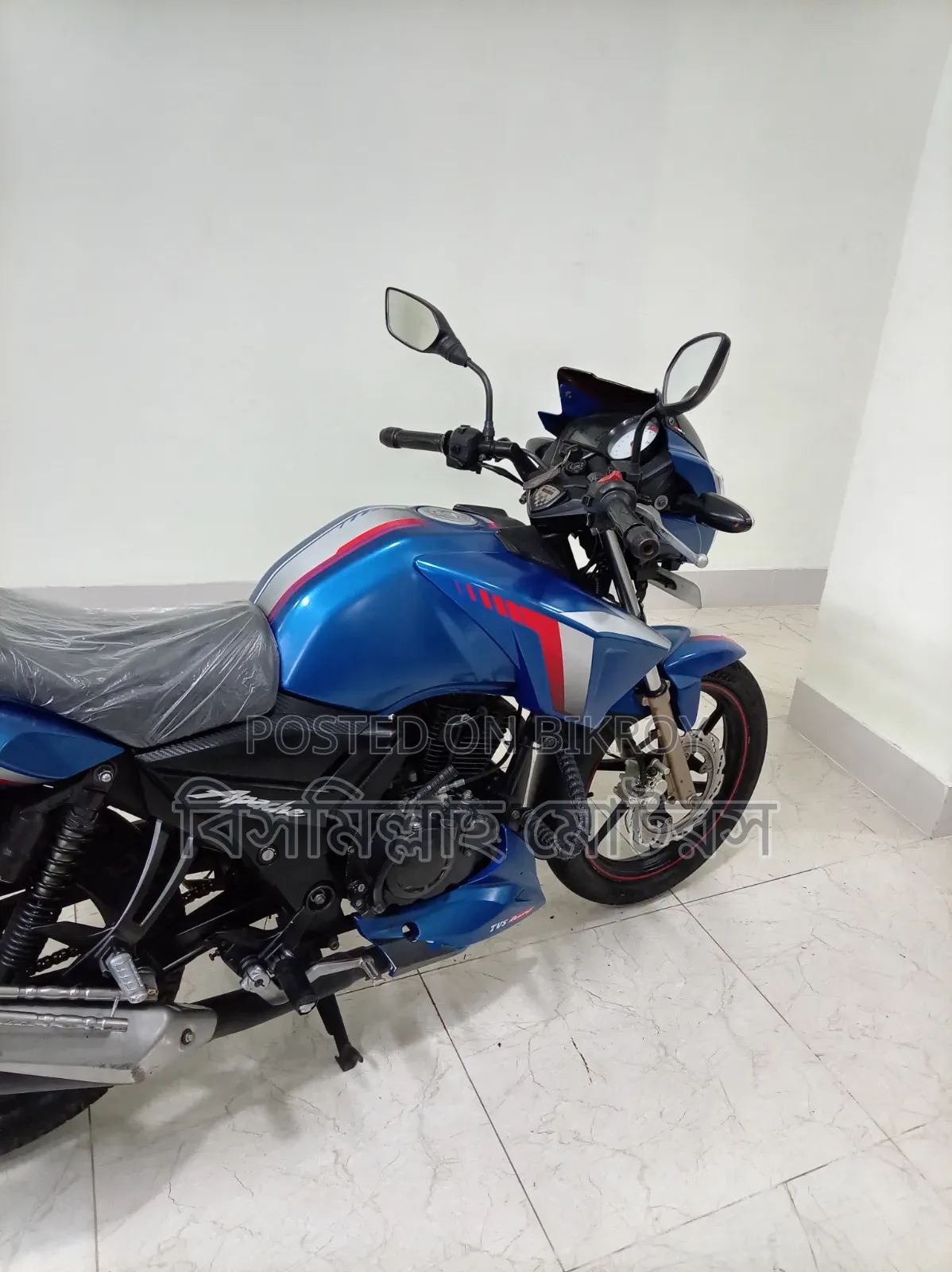 টিভিএস এপাছি আরটিআর 160 2V 2019 Blue