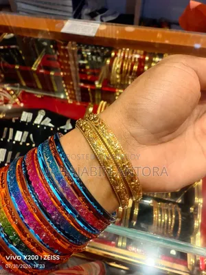 21 Karat Gold Bronze Bangles