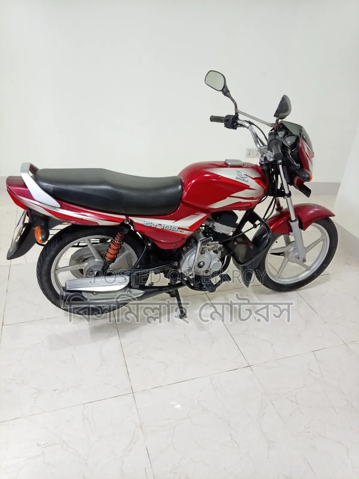 বাজাজ CT 100 ES ২০২১ লাল