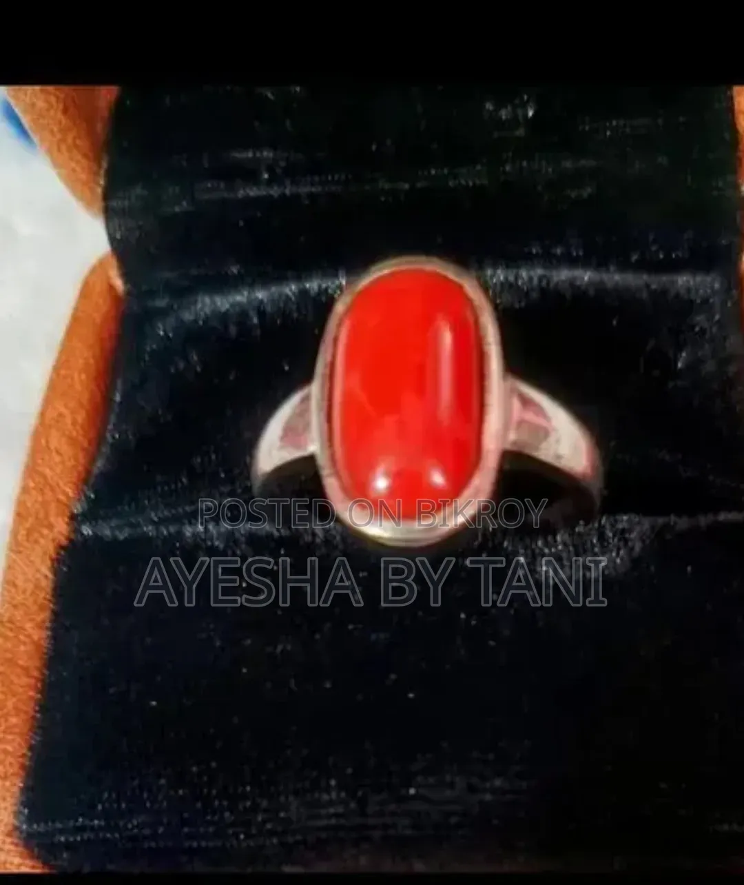 New, Hallmarked, 21 Karat, Lifetime Stone Guarantee, Ring