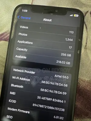 Apple iPhone X 256 GB Black