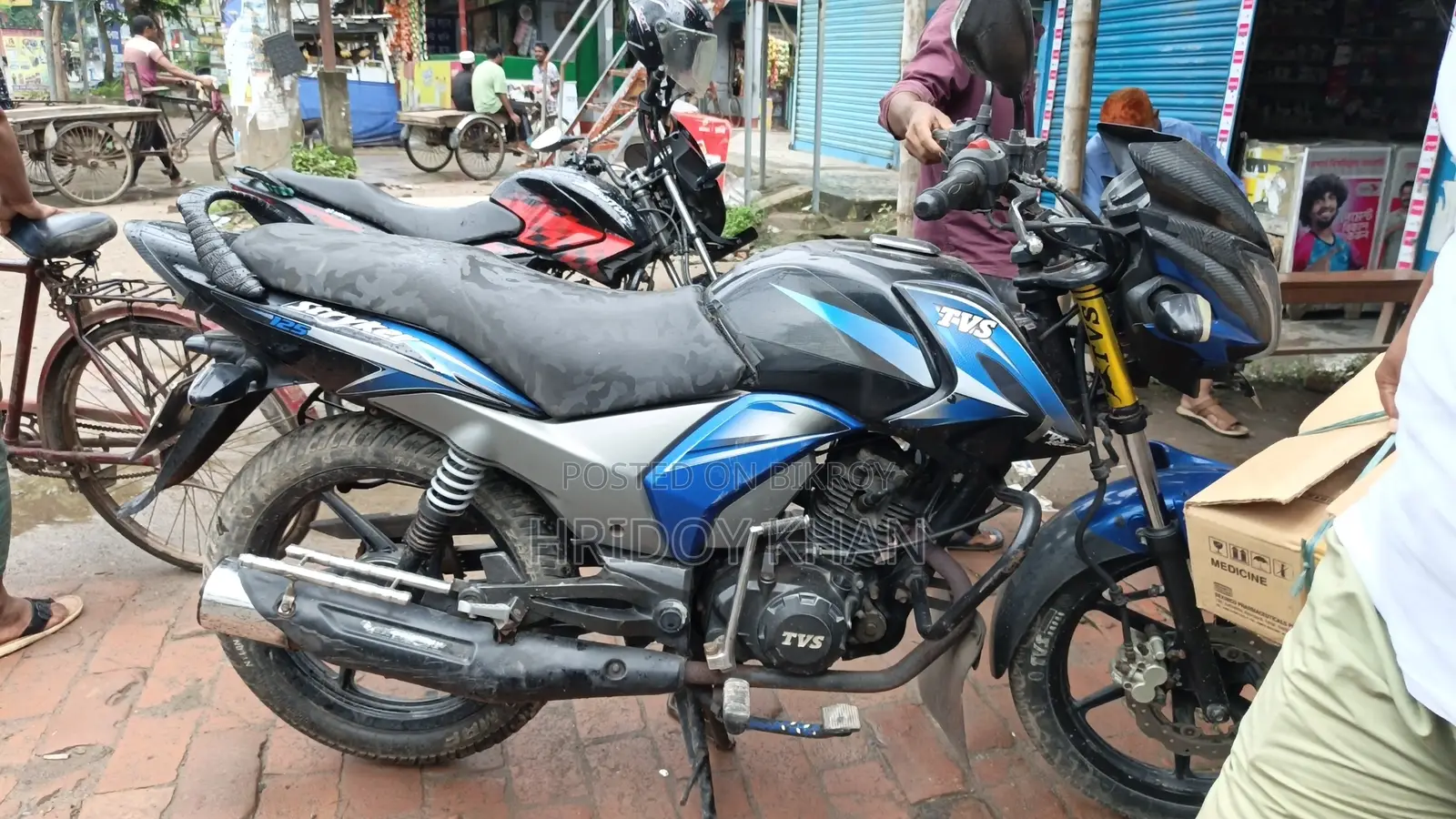 TVS Stryker 125 2018 Blue