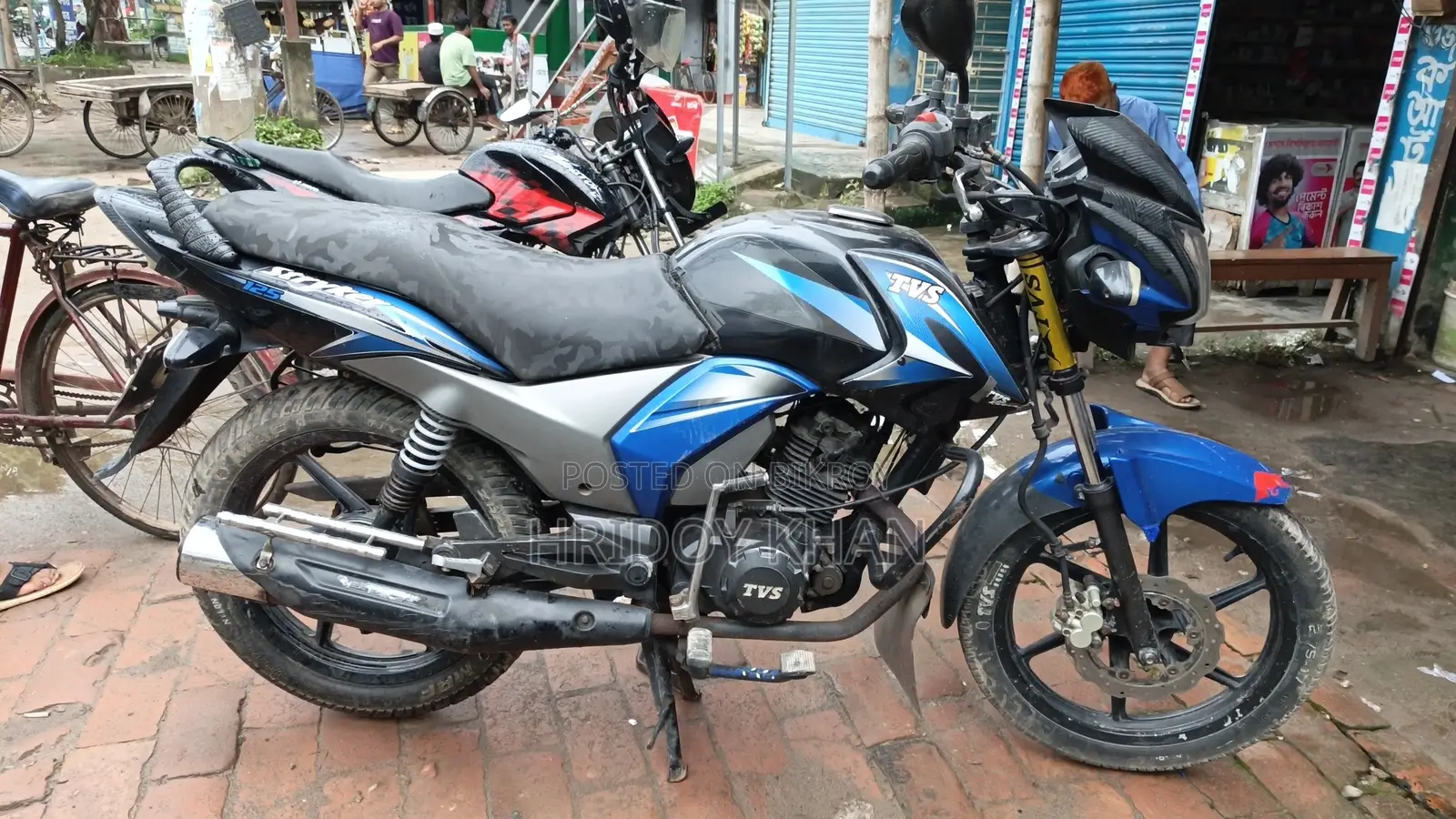 TVS Stryker 125 2018 Blue