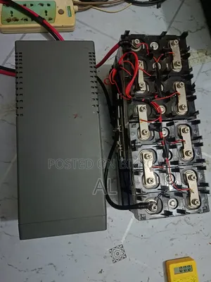 Socomec UPS + 24V 50Ah Lithium Phosphate Battery Setup for Sale