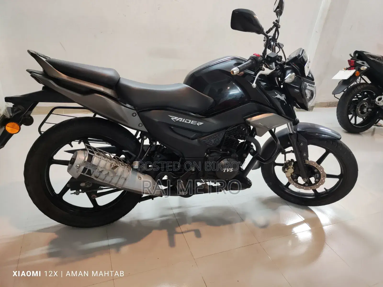 টিভিএস রাইডার ১২৫ ২০২৩ কালো