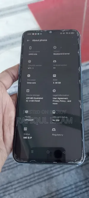 Oppo A16 32 GB Blue