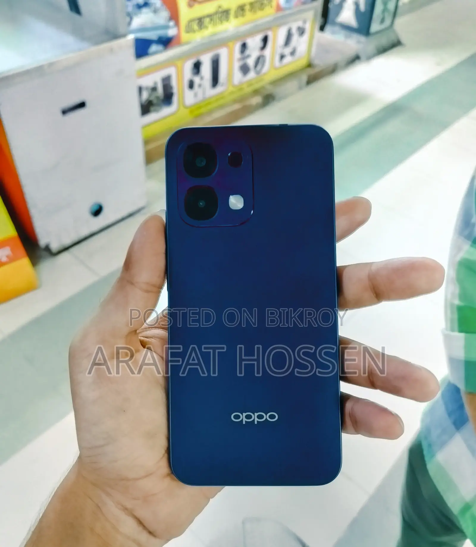 New Oppo A6 128 GB Blue