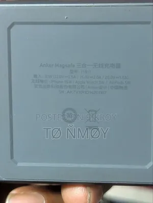 "Anker MagSafe 3-in-1 Wireless Charger (Model Y1811)".