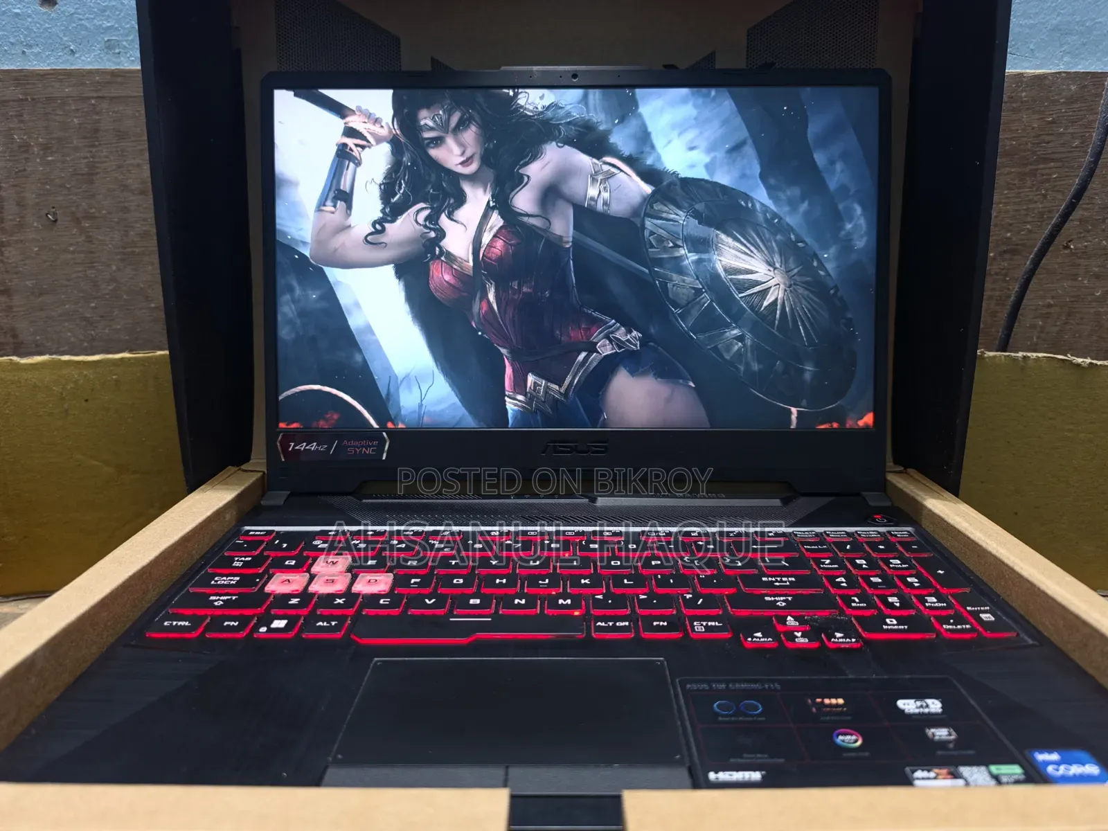 ল্যাপটপ ASUS TUF Gaming F15 ২৪জিবি ইন্টেল কোর আই৫ এসএসডি ৫০০জিবি